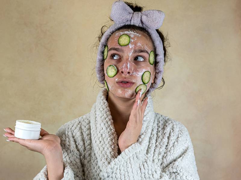 ماسک خیار و ماست