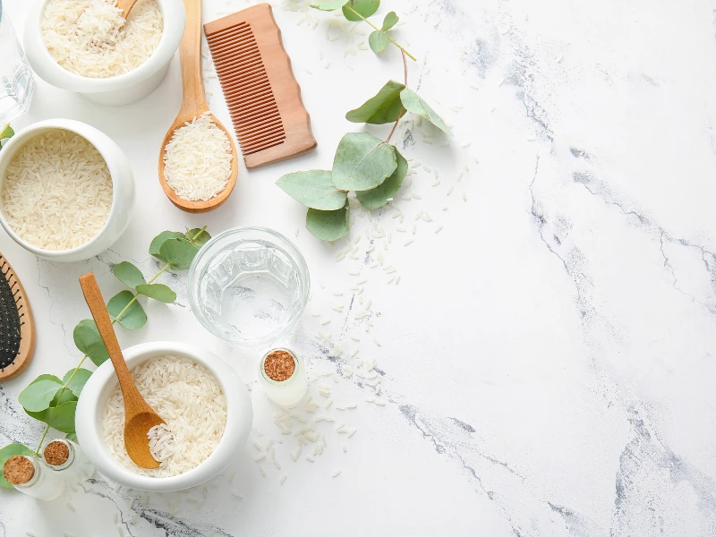 ماسک صورت خانگی با آب برنج