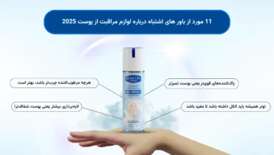 11 مورد از باور های اشتباه درباره لوازم مراقبت از پوست 2025